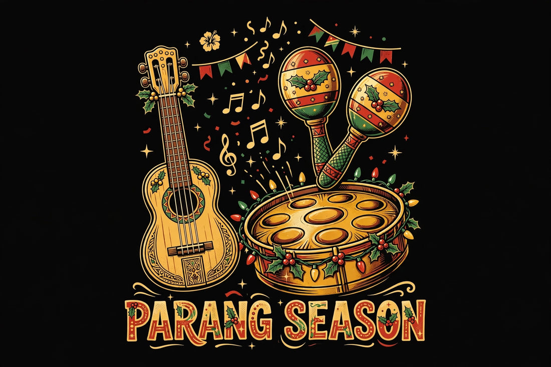 Parang Season – Trinidad Christmas Tee design
