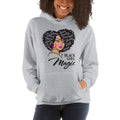 Black girl magic Afro lady Diva Hoodie - GULLYDESIGN