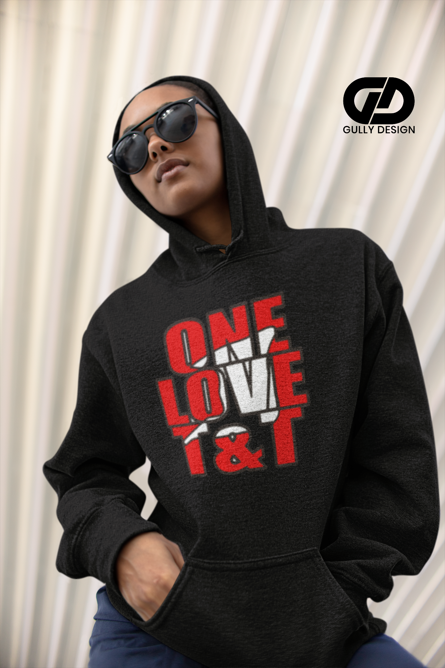 Trini Pride: One Love Hoodie - GULLYDESIGN